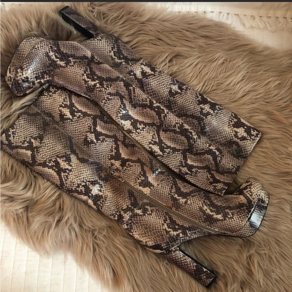 Worthington snake print Over the knee boots, NWOT - Picture 2 of 11